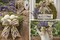 Designer’s Shop Lavender Wired Ribbon 2.5 Inch x 10 Yards – Purple Lavender Floral on Natural Burlap Ribbon. WR 63-5233